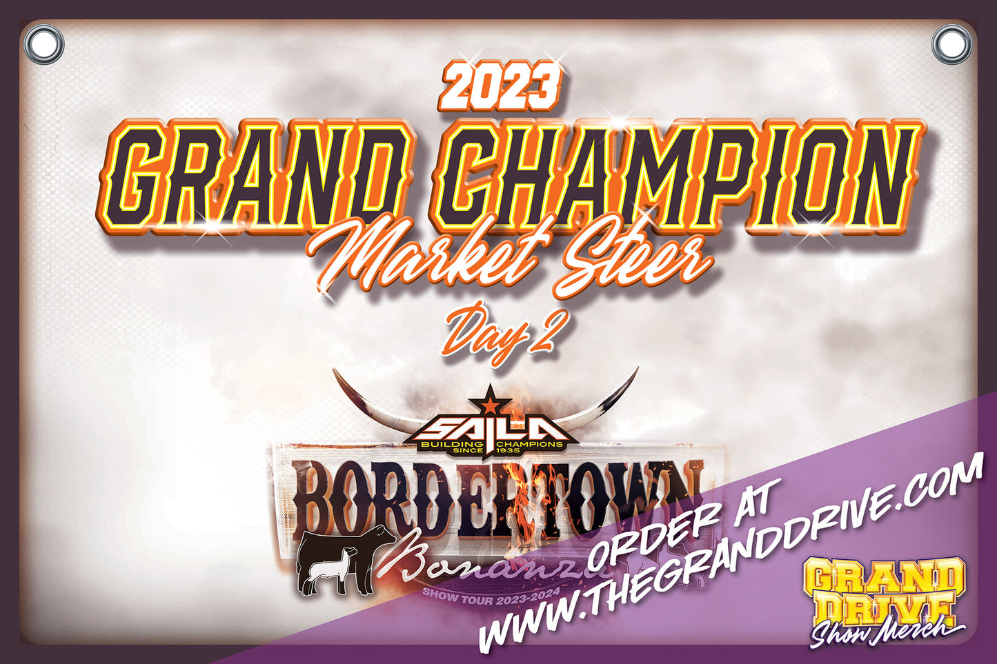 SAILA - BORDERTOWN BONANZA CUSTOM BANNER