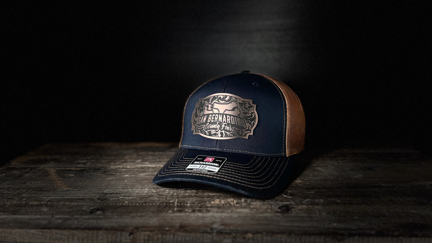 RICHARDSON 112 NAVY/CARMEL PATCH CAP