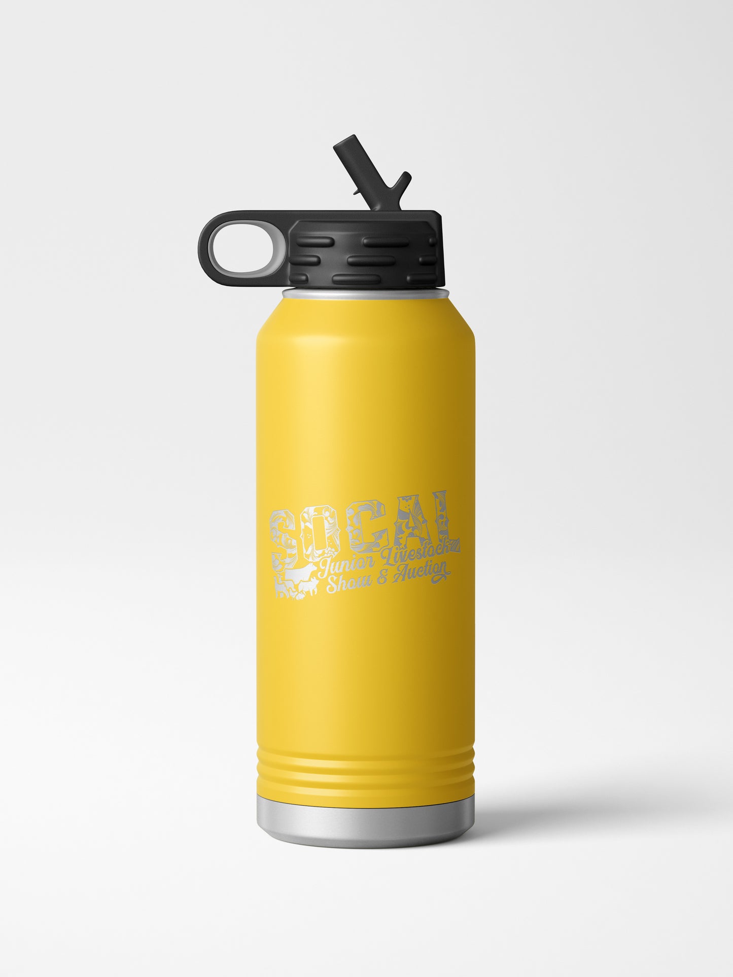 32 oz. Laser Engraved Water Bottle - 7 Colors Available