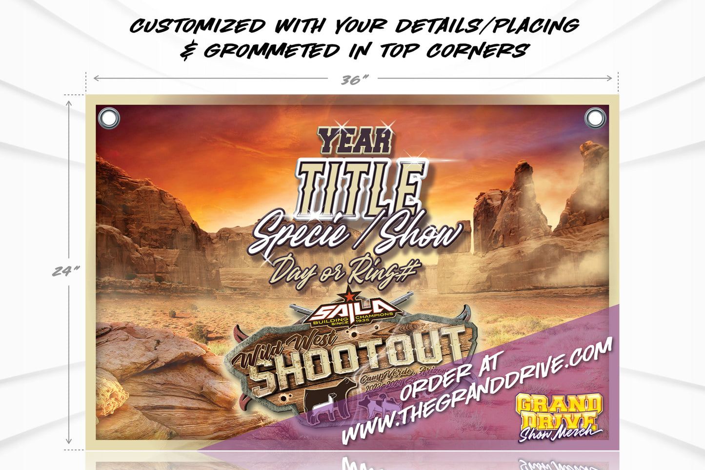 SAILA - WILD WEST SHOOTOUT CUSTOM BANNER